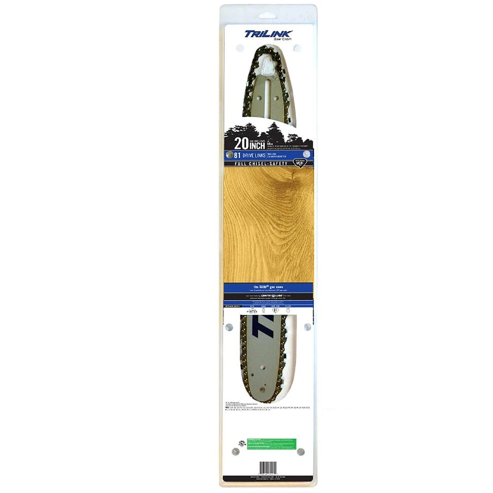 TriLink 20", .325" Chisel, .063", 81 DL Bar and Chain Combo / BR7632081-4025TL2